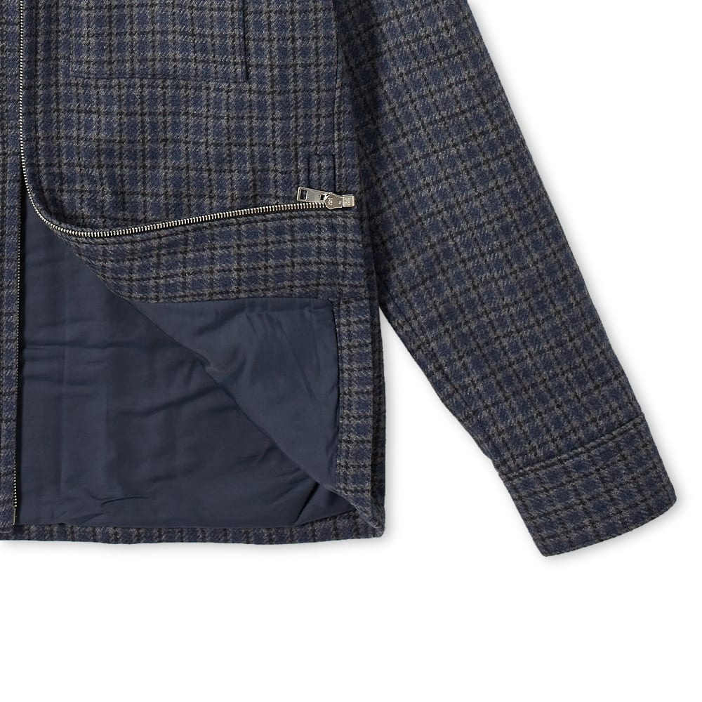 A.P.C. Thibault Check Wool Zip Jacket - 2