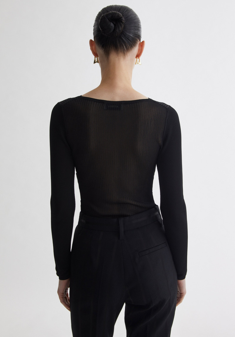 BRITTANY Gathered long sleeved top 4