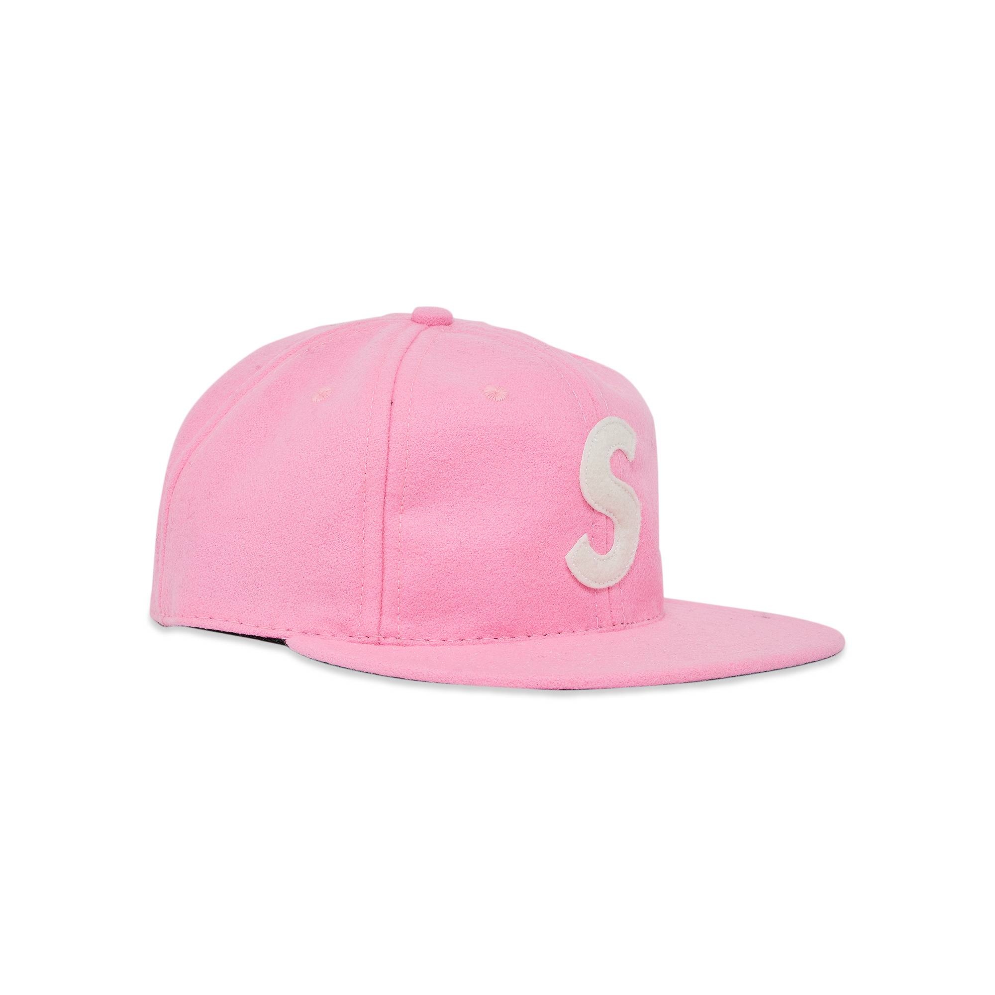 Supreme x Ebbets S Logo Fitted 6-Panel 'Bright Pink' - 2