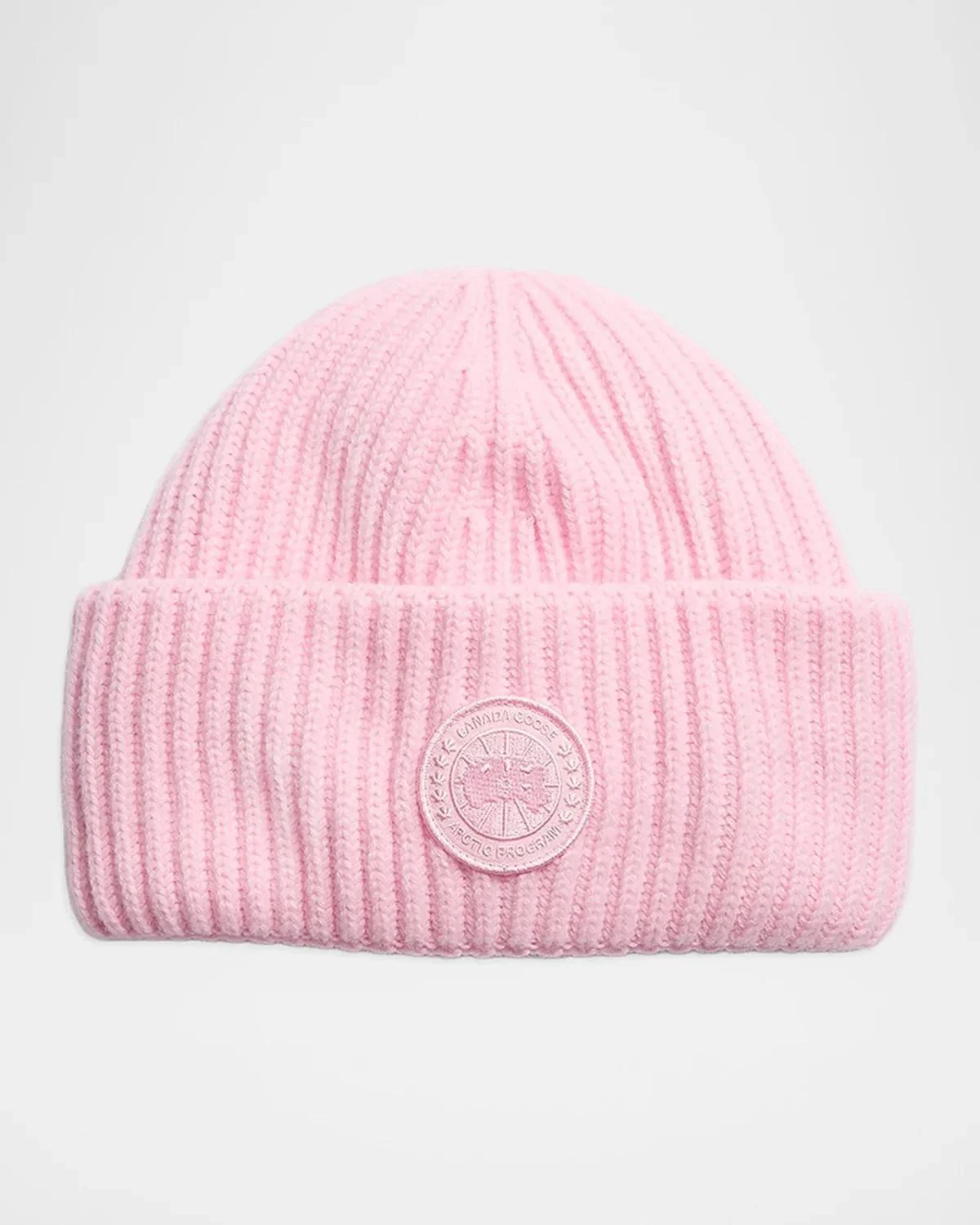 Men's Tonal Disc Wool-Cashmere Beanie - 1