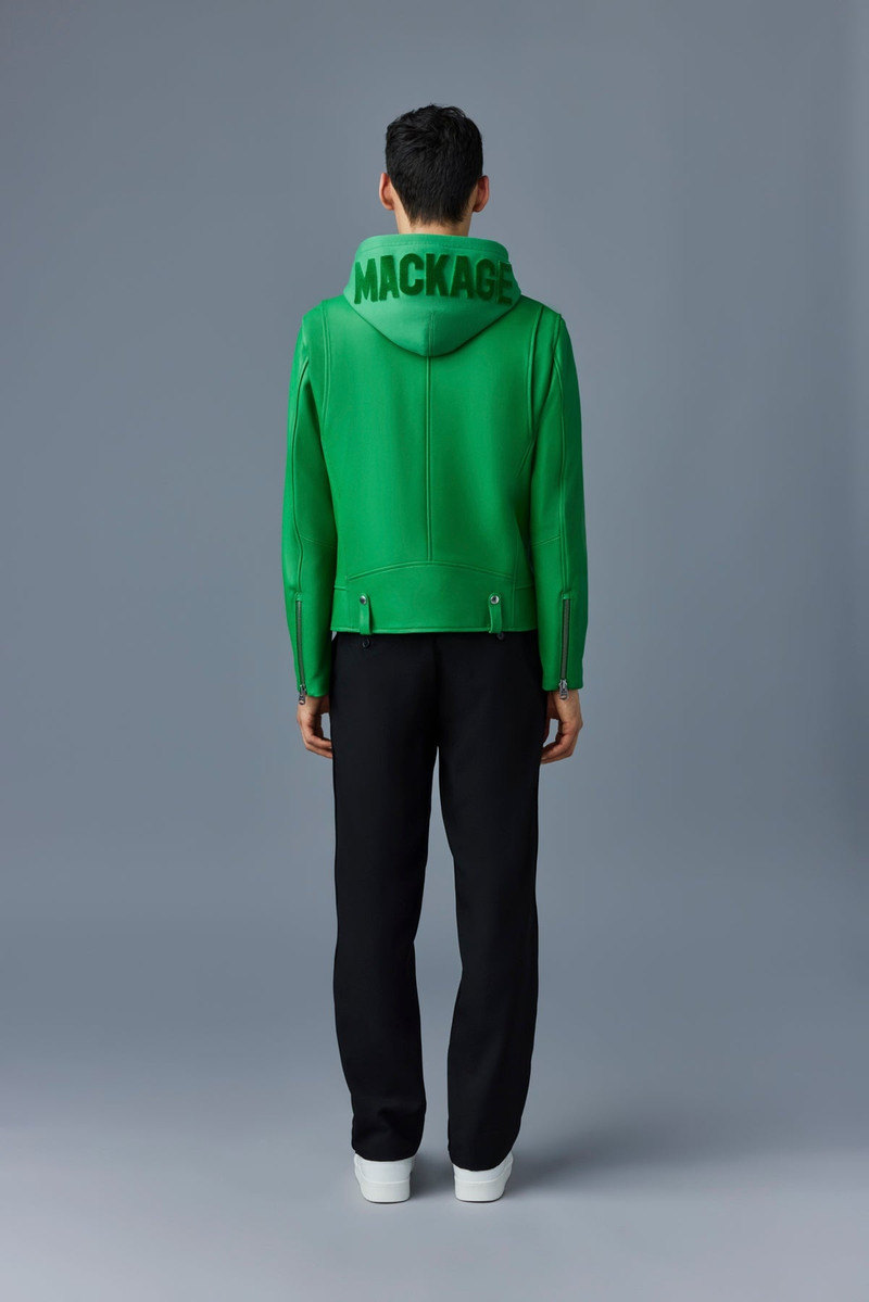 MAGNUS 2-in-1 R Leather biker jacket 4