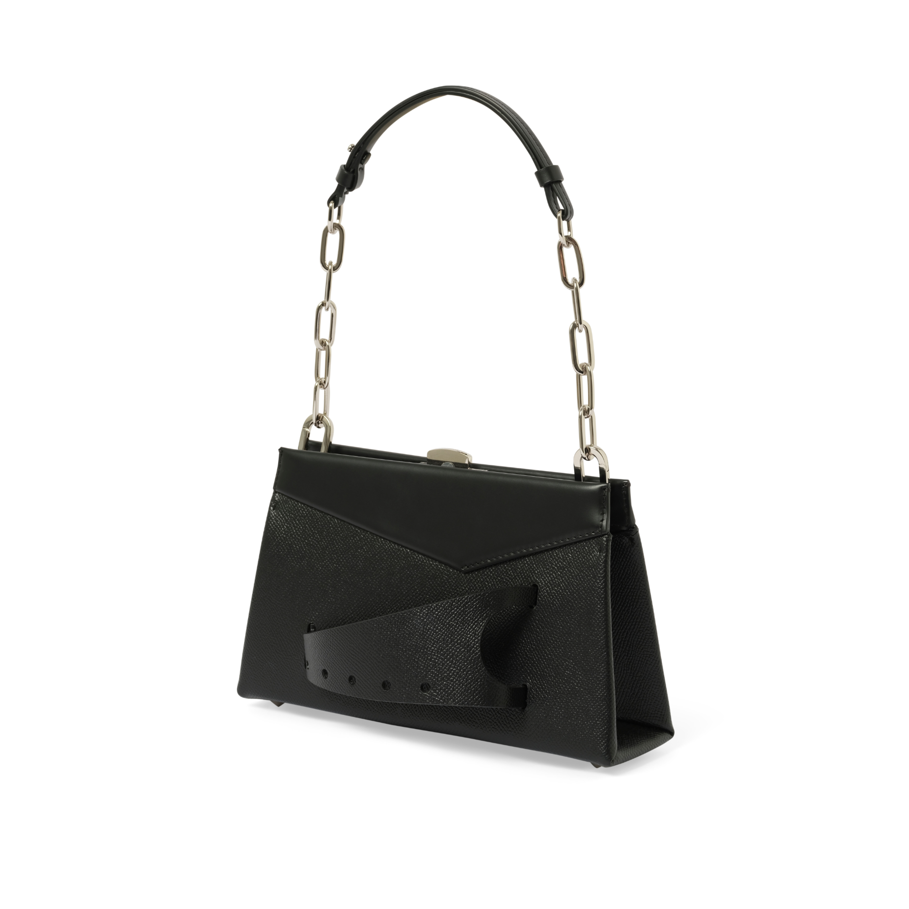 Snatched Small Shoulder Clutch Bag in Black - 2