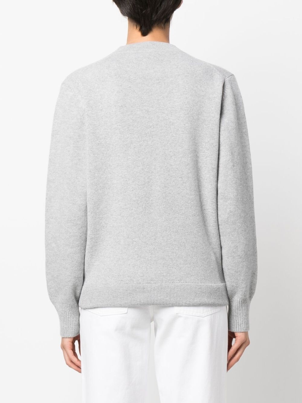 crew-neck wool-blend jumper - 4