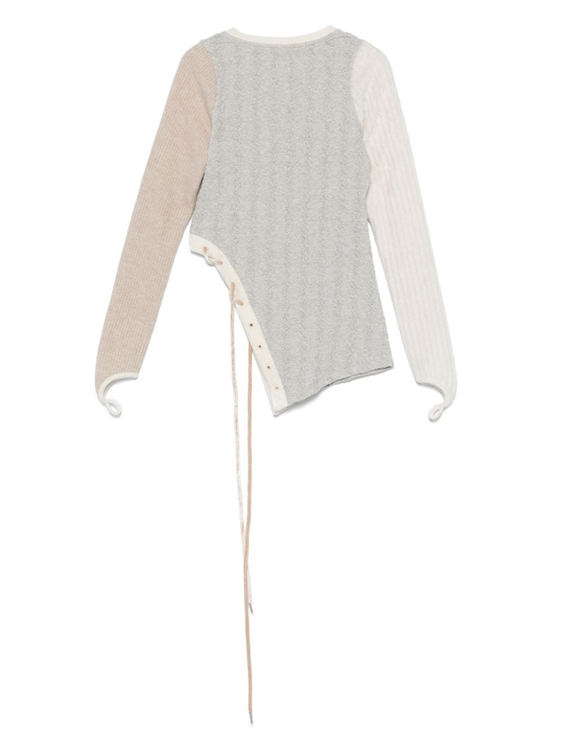 Andersson Bell braids cut-out top outlook