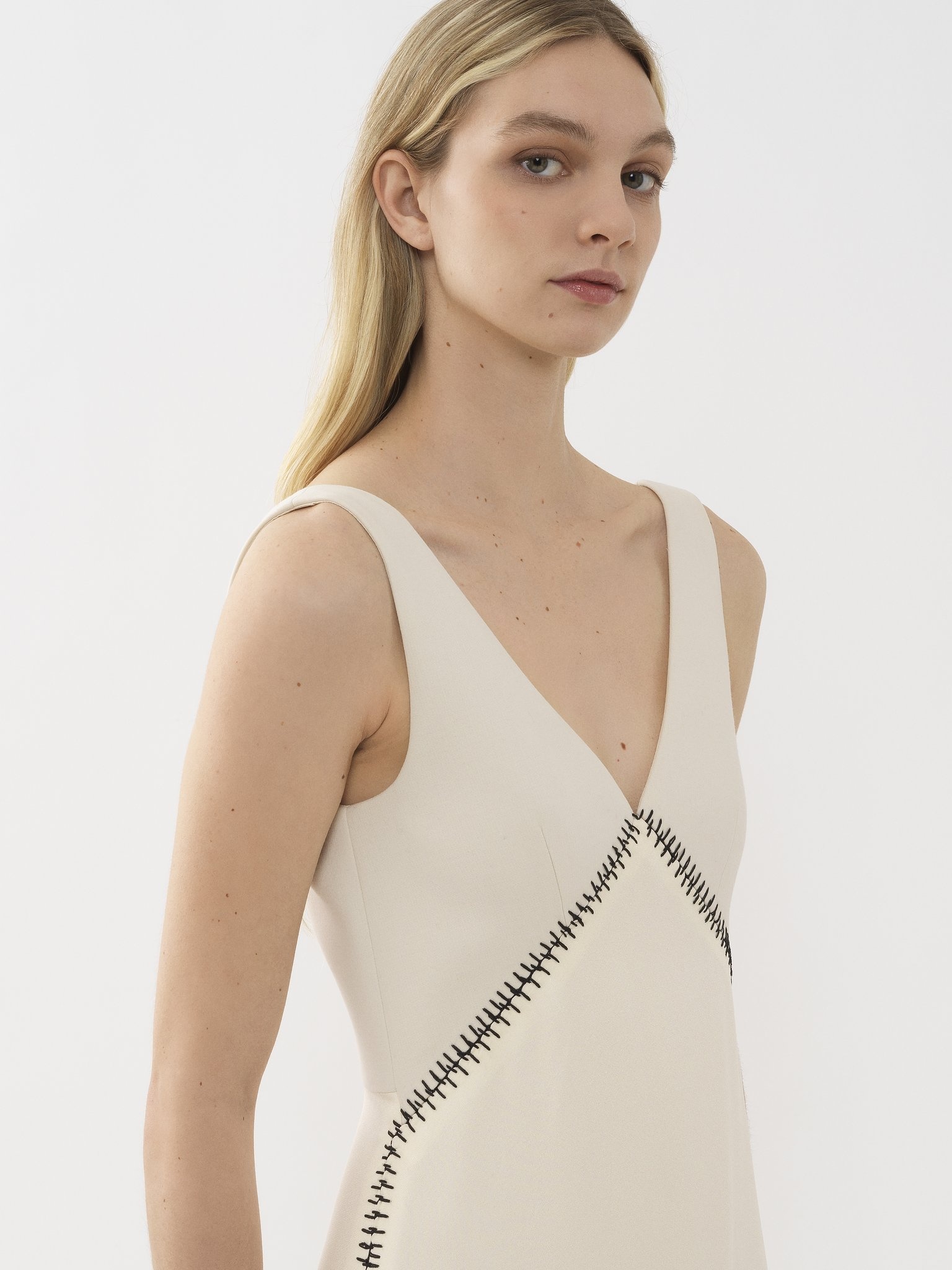 SLEEVELESS LINGERIE DRESS - 6