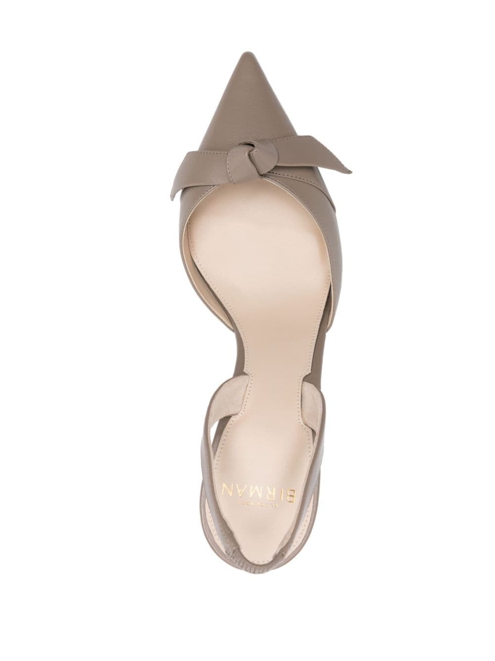 Clarita 90mm leather slingback pumps - 4