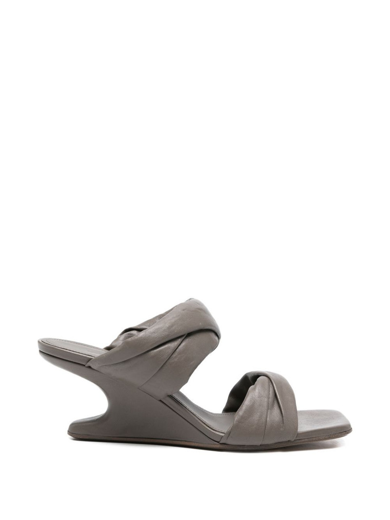 twisted lambskin sandals 1