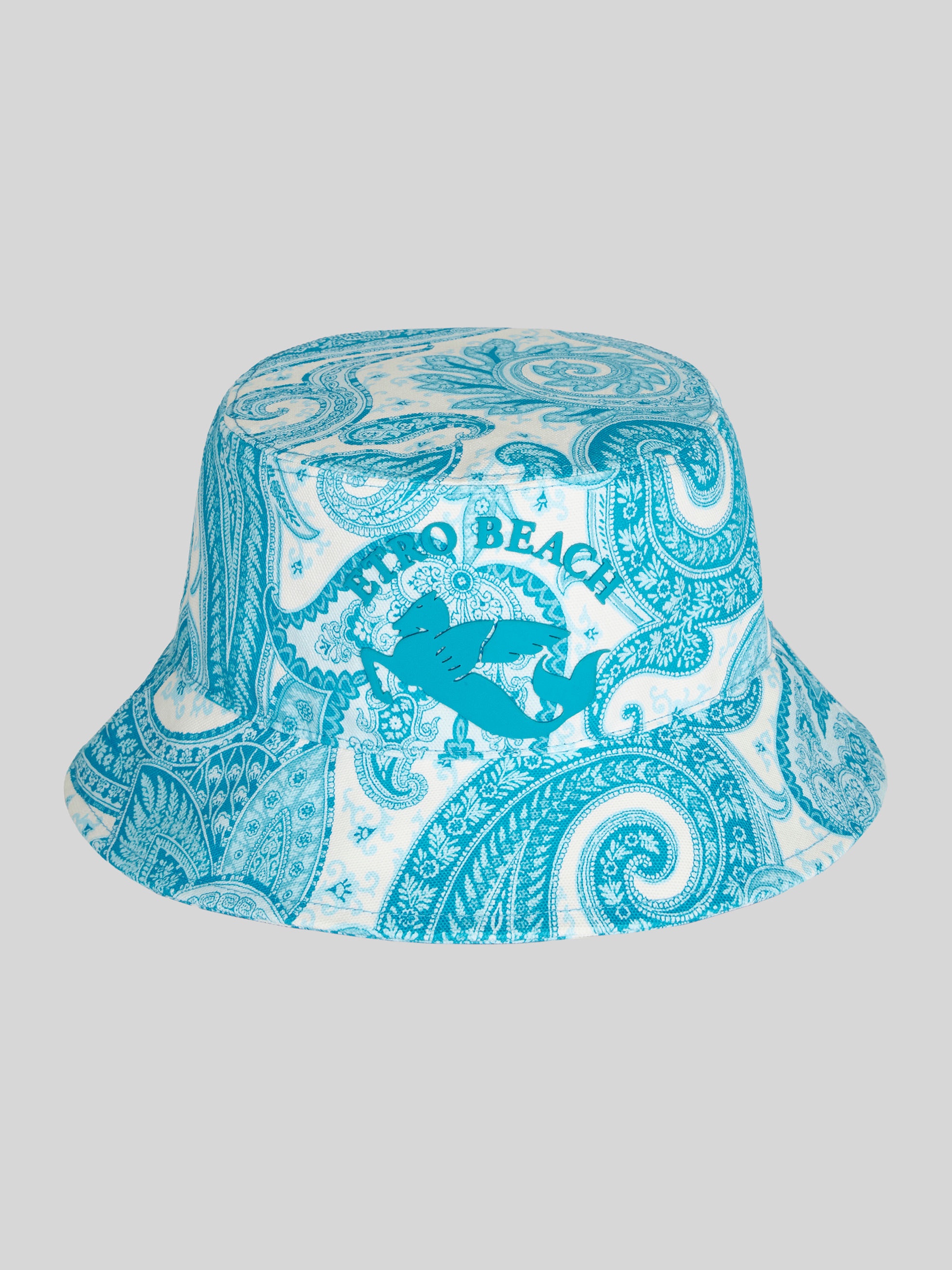 LIQUID PAISLEY BEACH BUCKET HAT - 1