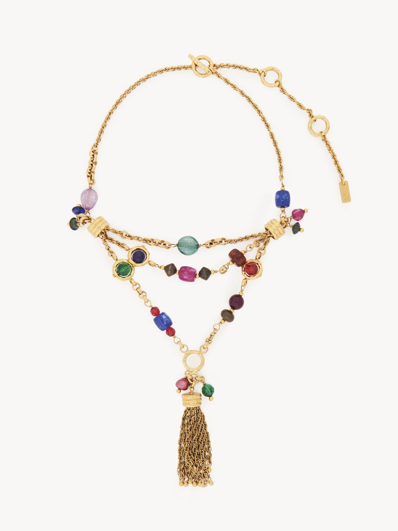 THE CHLOÉ POMPOMS NECKLACE - 1