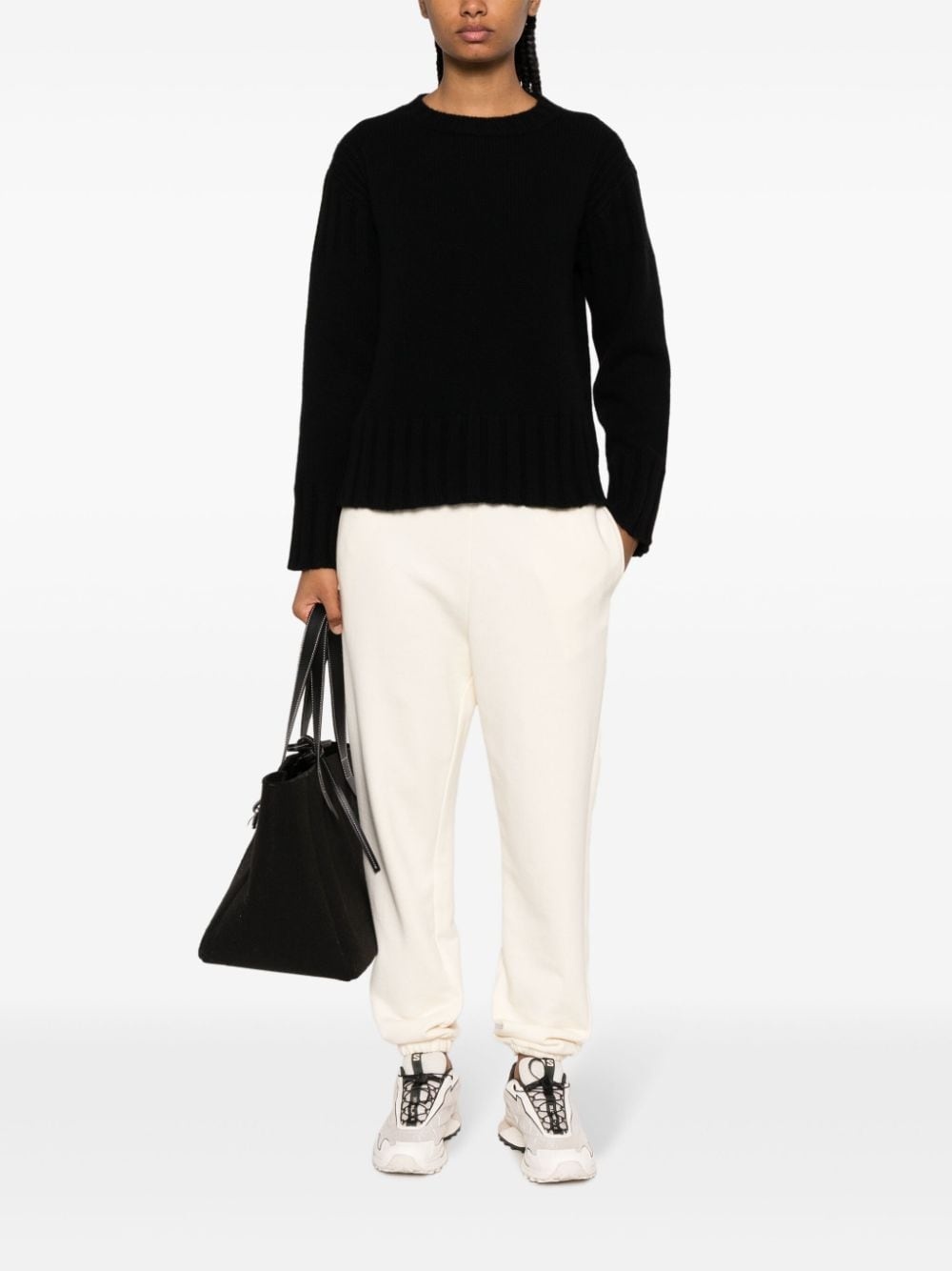 ribbed cashmere jumper - 2