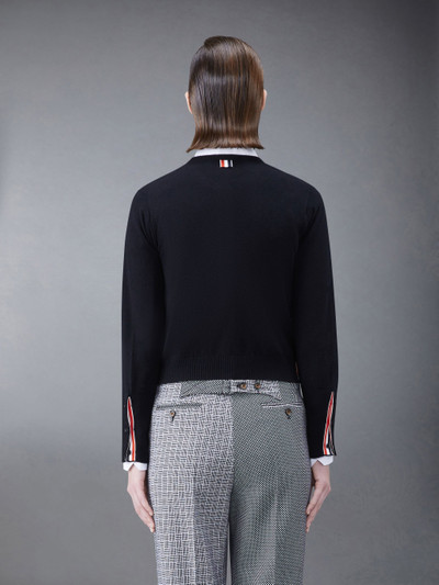 Thom Browne Cashmere Cropped Crew Neck Shell Top outlook