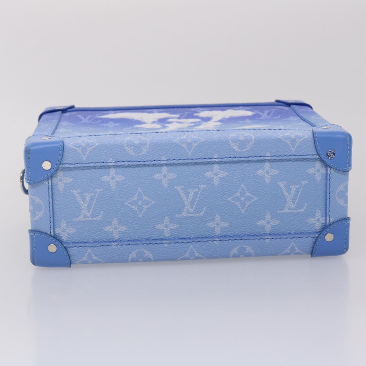 LOUIS VUITTON Monogram Clouds Soft Trunk Shoulder Bag Blue M45430 - 6