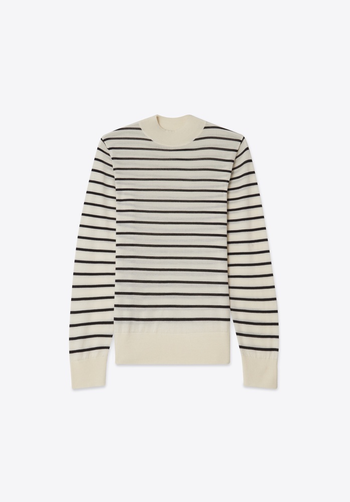 SWEATER 72 BLACK WHITE STRIPE - 2