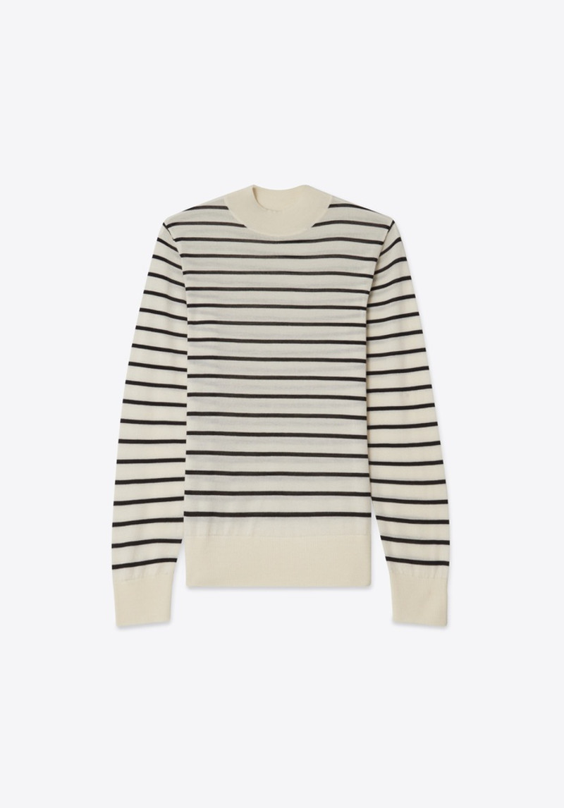 BLK DNM SWEATER 72 BLACK WHITE STRIPE outlook