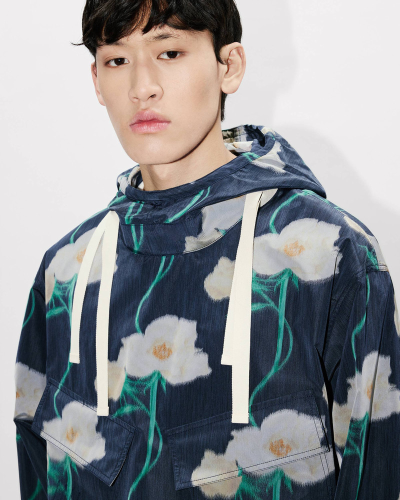 'KENZO Archive Rose' military parka in technical taffeta 5