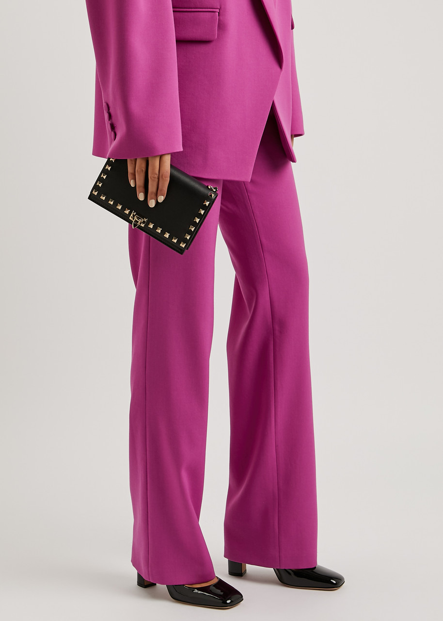 Valentino Garavani Rockstud Leather Pouch - 6