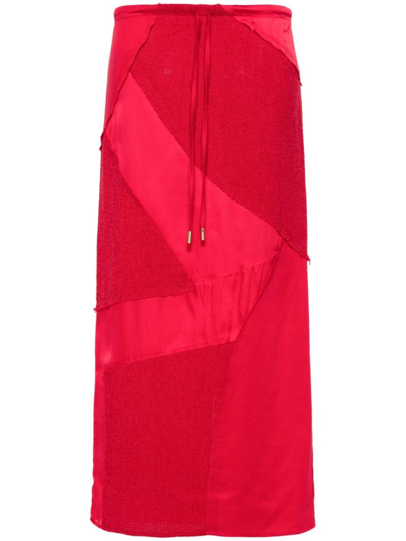 patchwork midi skirt 1