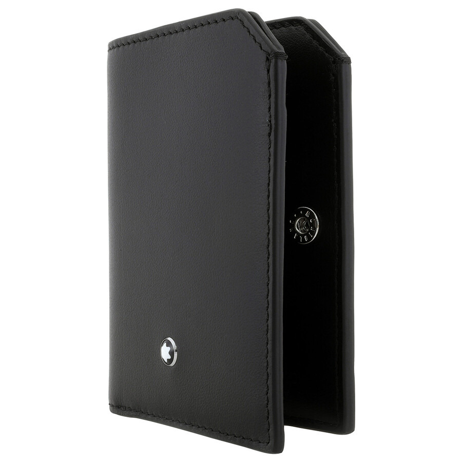 Montblanc Black Soft Mini Wallet 4Cc 130050 - 2