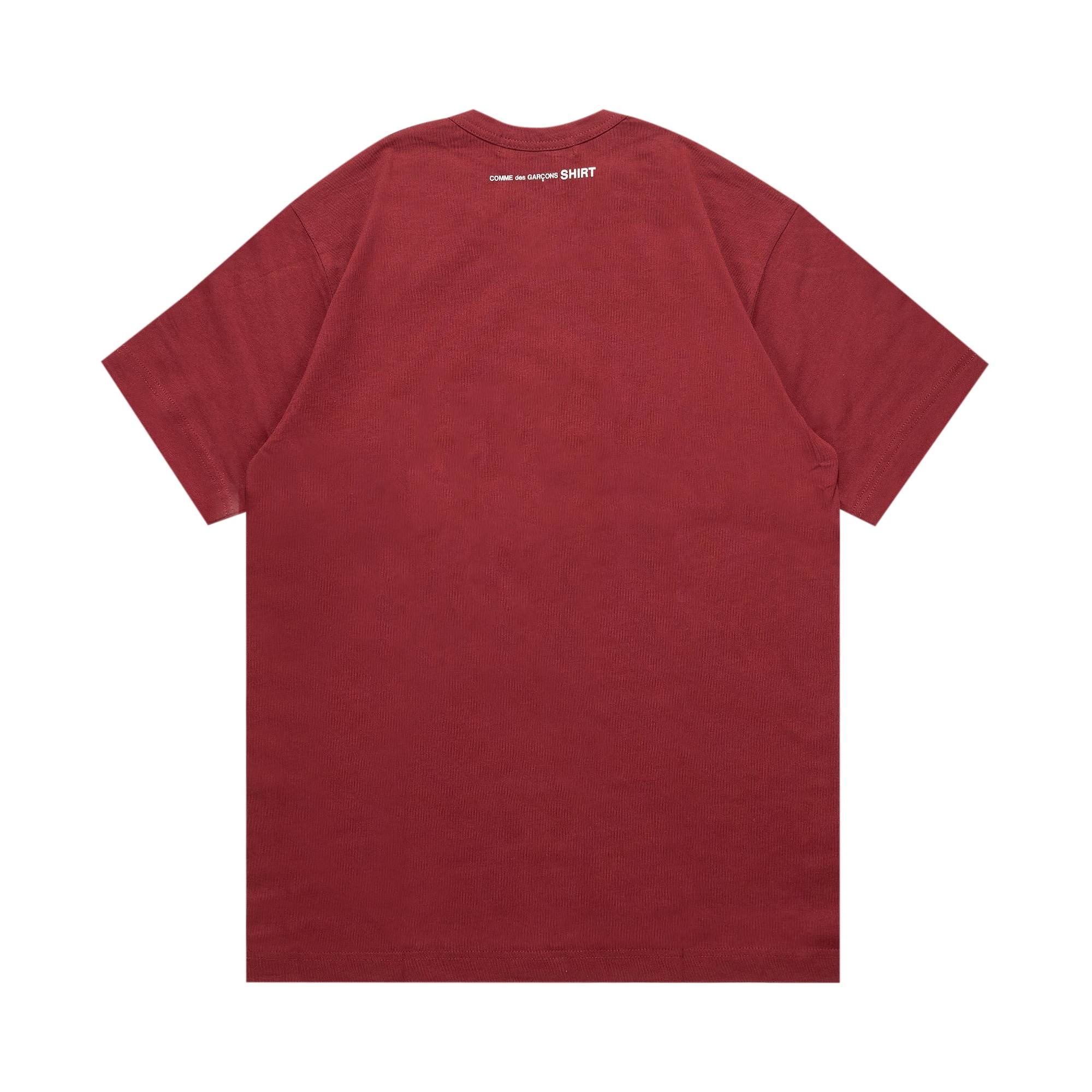 Comme des Garçons SHIRT Back Logo T-Shirt 'Red' - 2