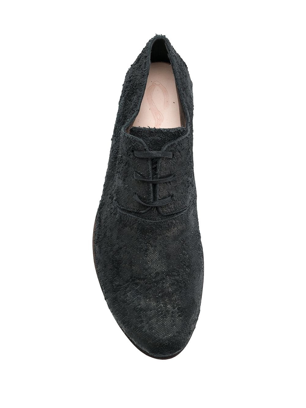 textured derby shoes - 4