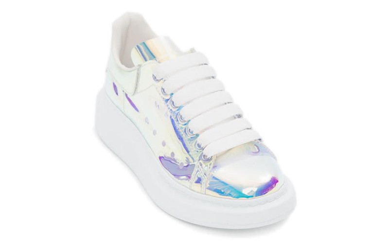 Alexander McQueen (WMNS) Alexander McQueen Oversized Sneaker 'White Multicolour' 558944W4LF28446 outlook