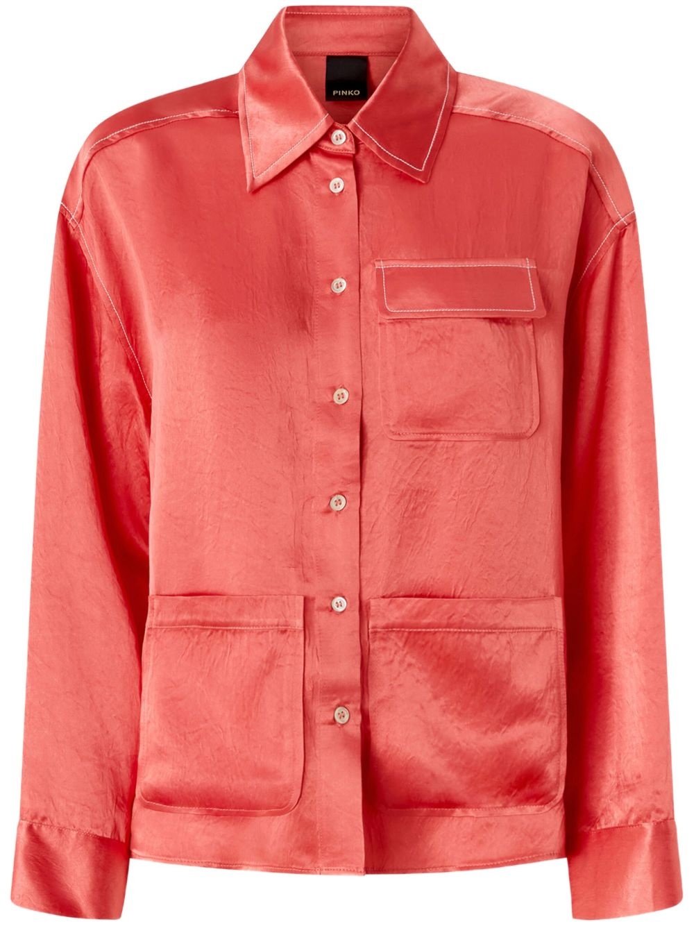 satin shirt - 1