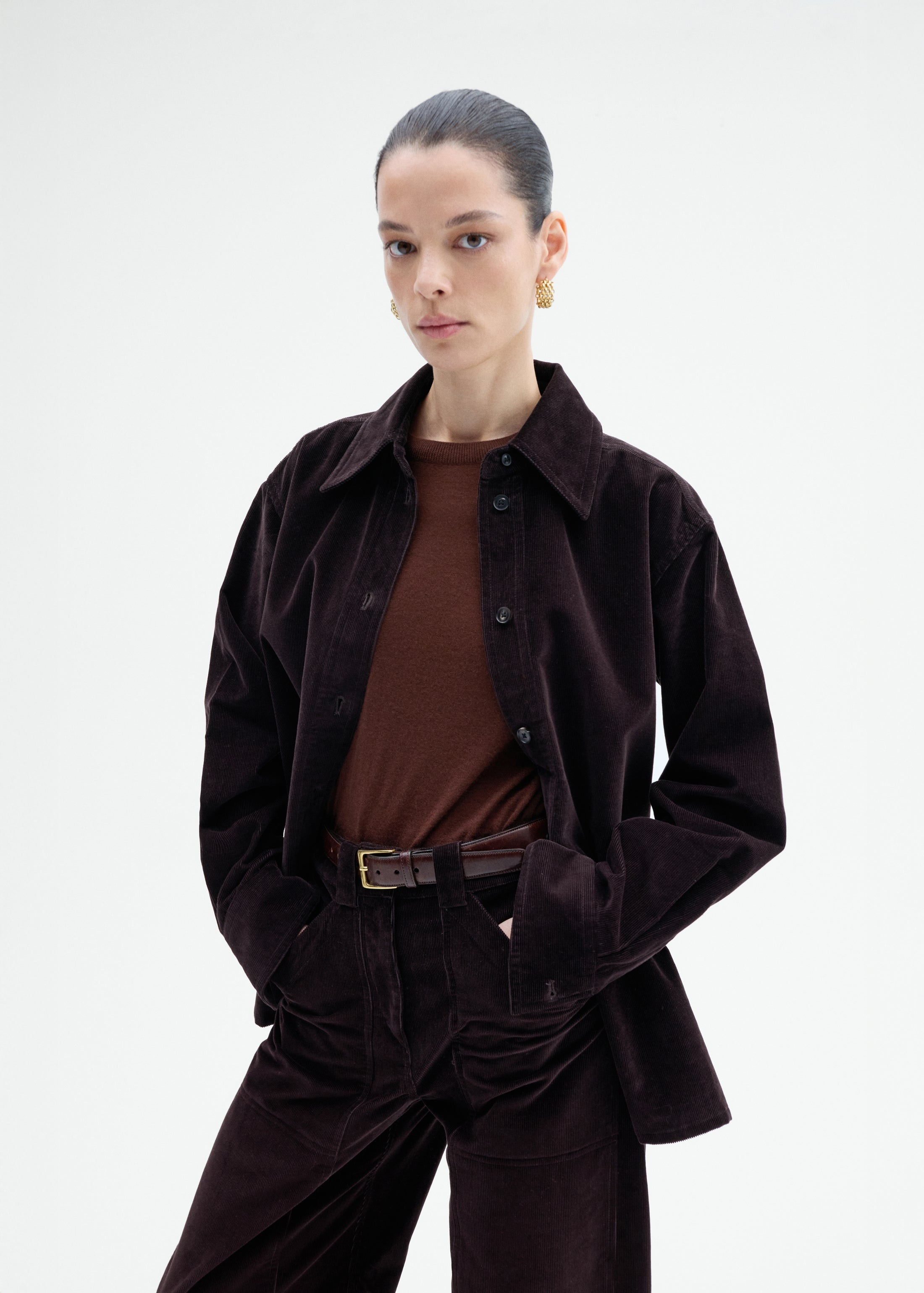 Corduroy Overshirt - 3