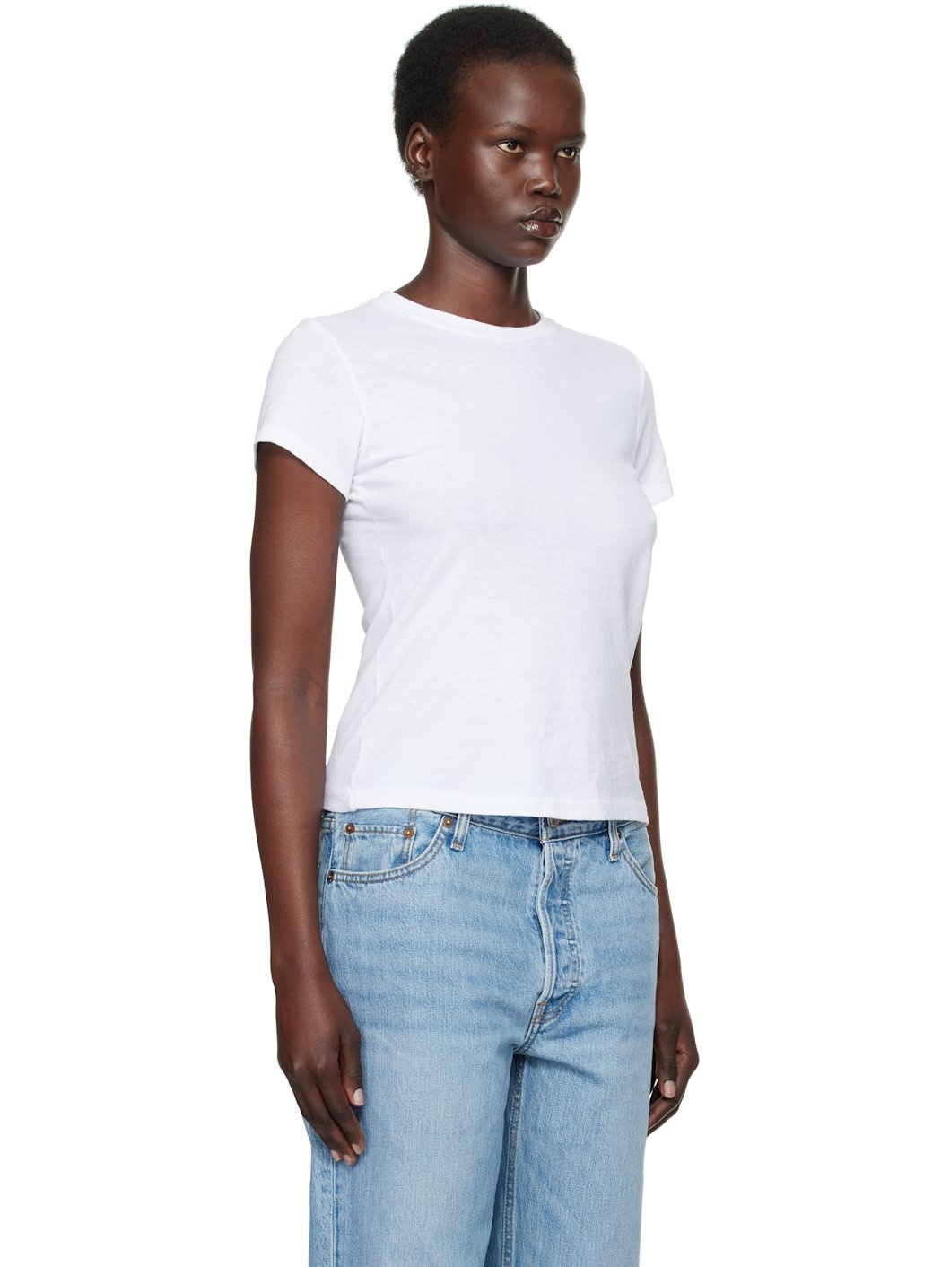 White Hanes Edition 1960s Slim T-shirt - 2