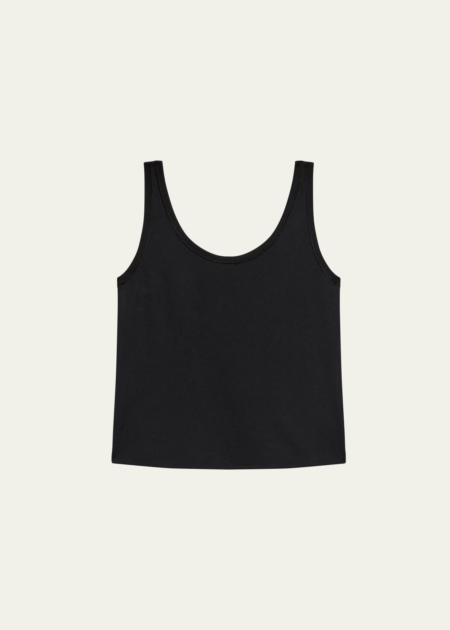 Sweater Trim Tank Top - 1