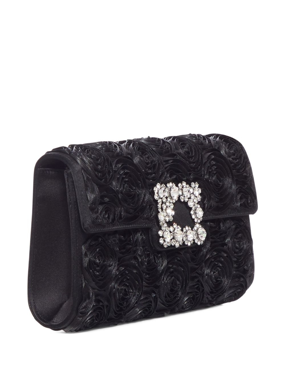 rose-pattern clutch bag - 3