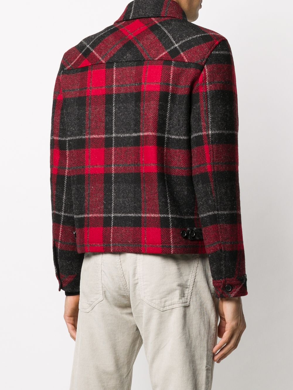 tartan check jacket - 4