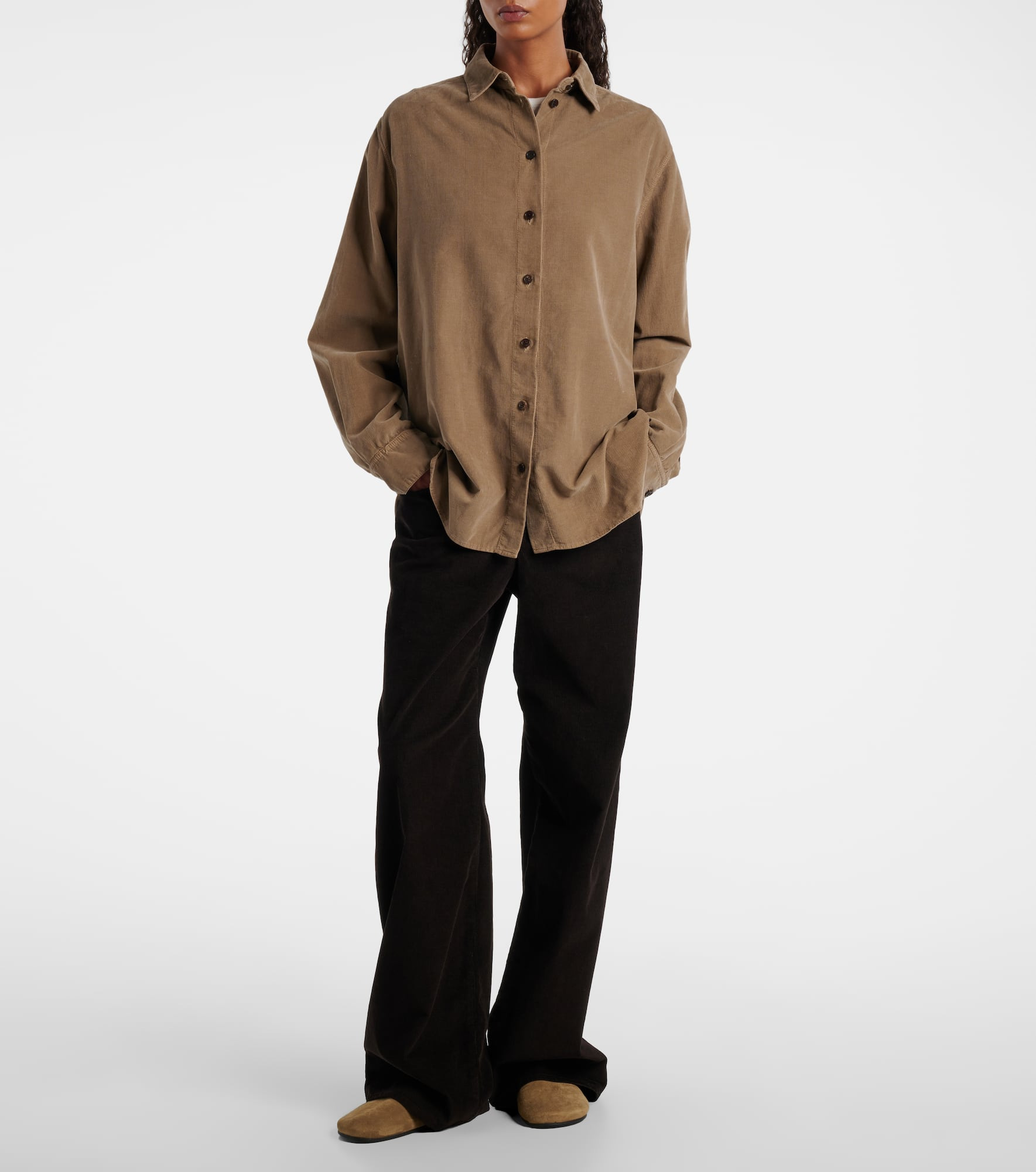 Hudson suede mules - 3