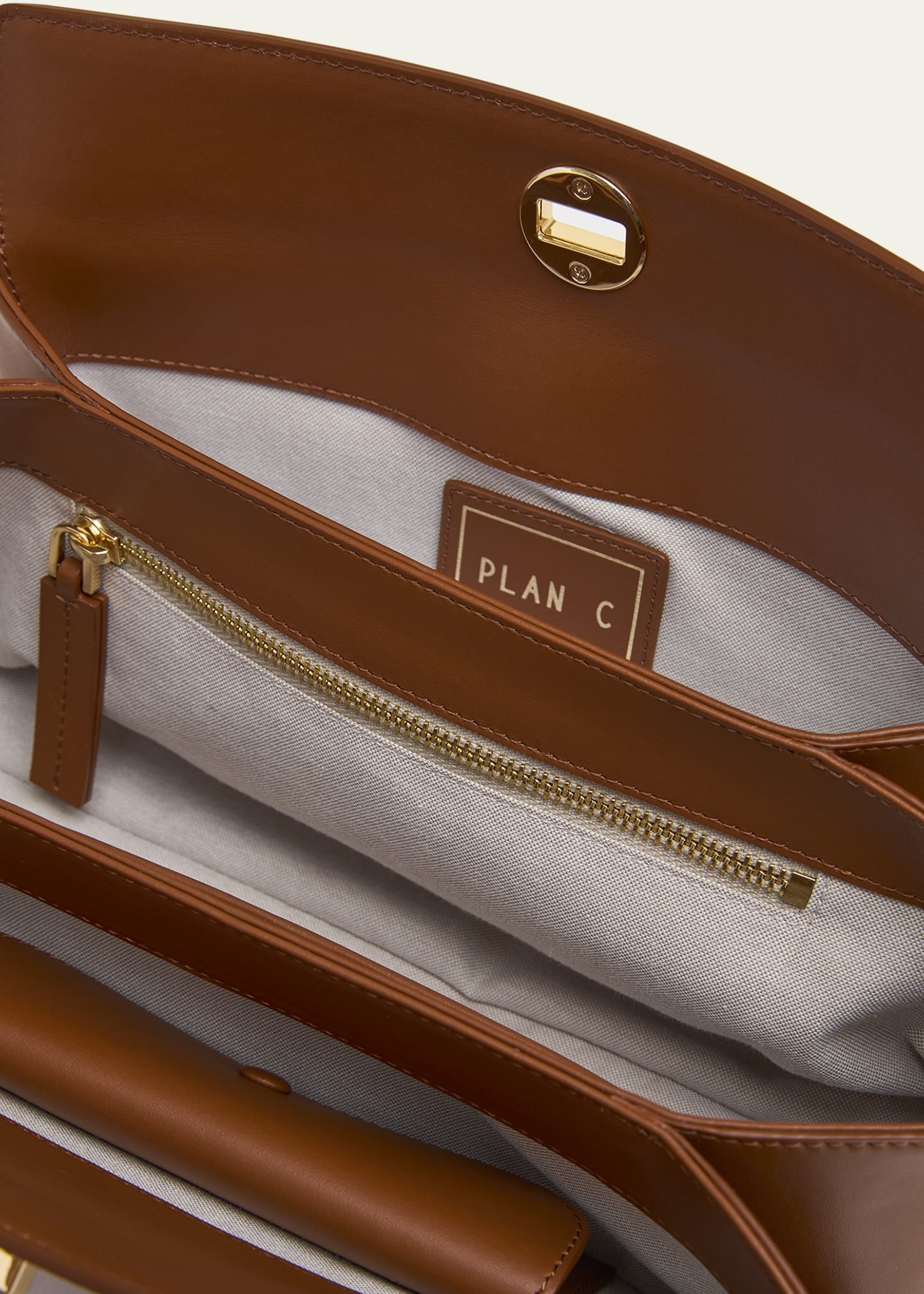 Folded Leather Shoulder Bag - 4