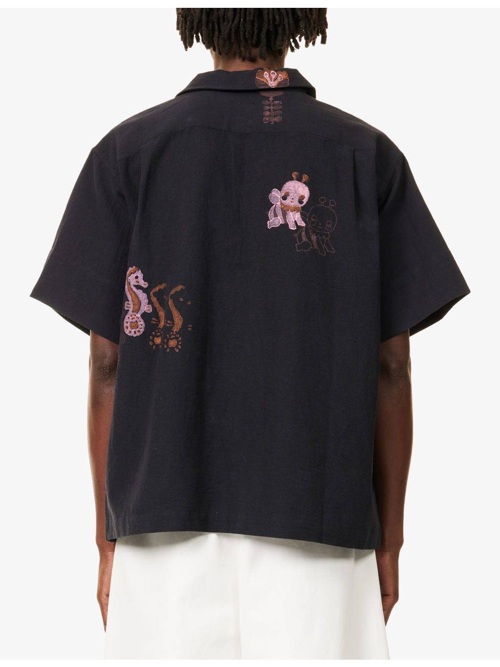 Greetings Printed Cotton-Blend Shirt - 4