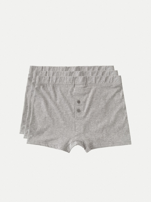 Boxer Trunks 3-Pack Greymelange - 1