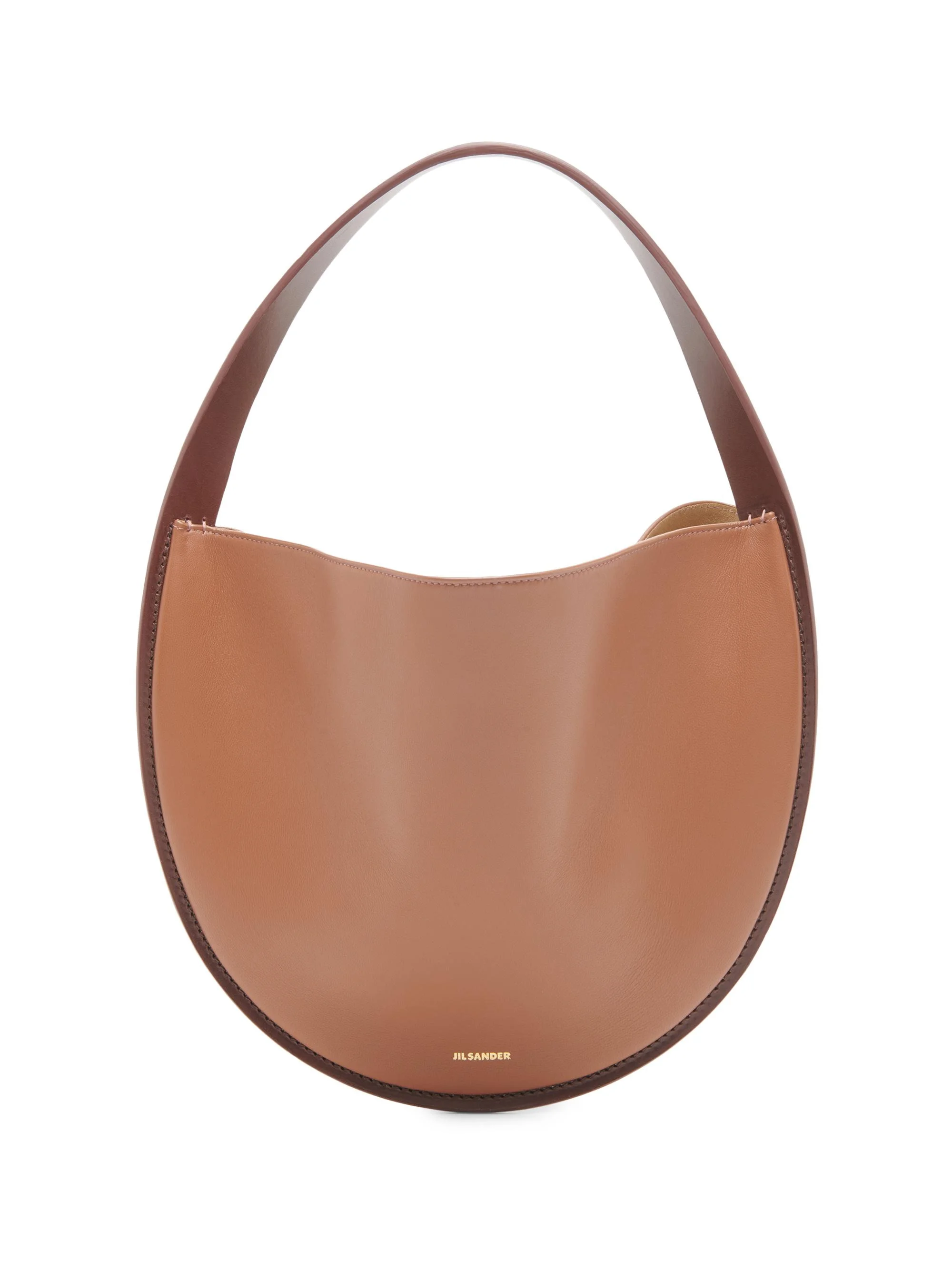 Women's Pivot Leather Hobo Bag - Grape - 1