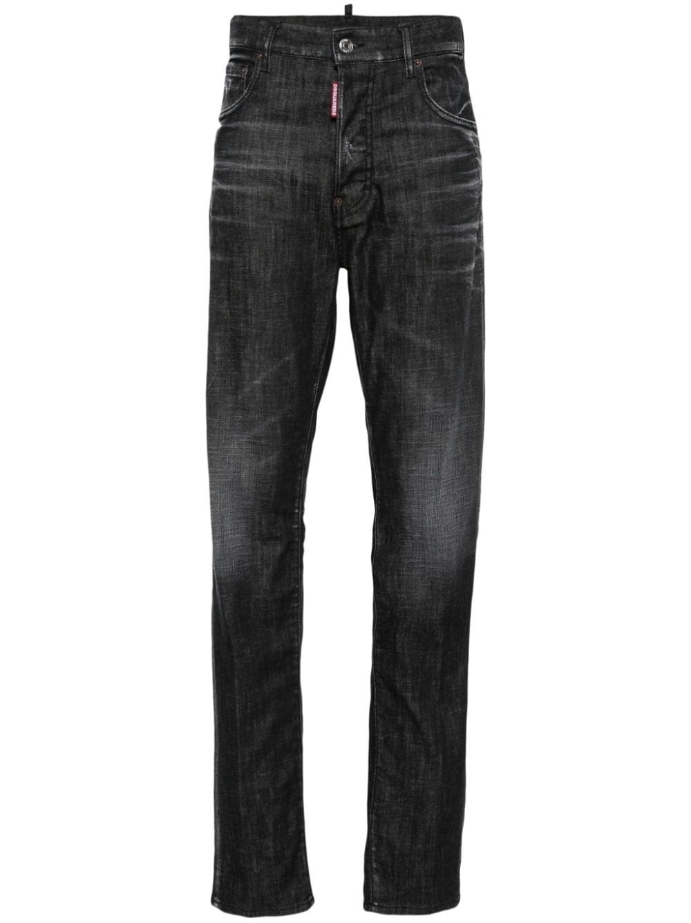 642 distressed straight-leg jeans - 1