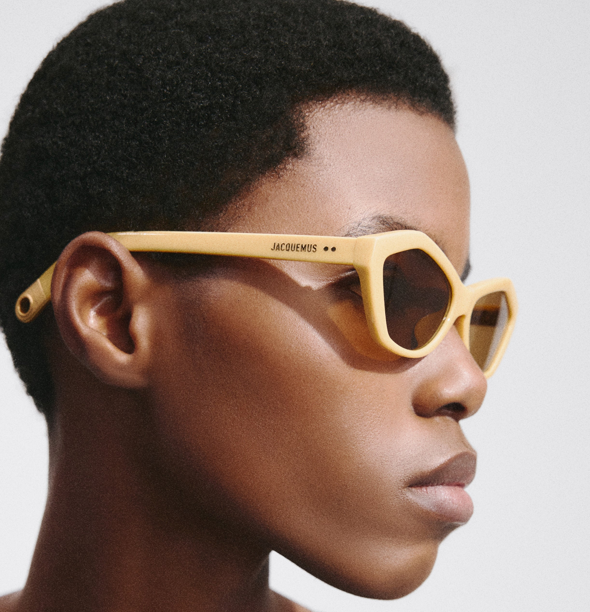 Bambino Angular Sunglasses in Banana - 5