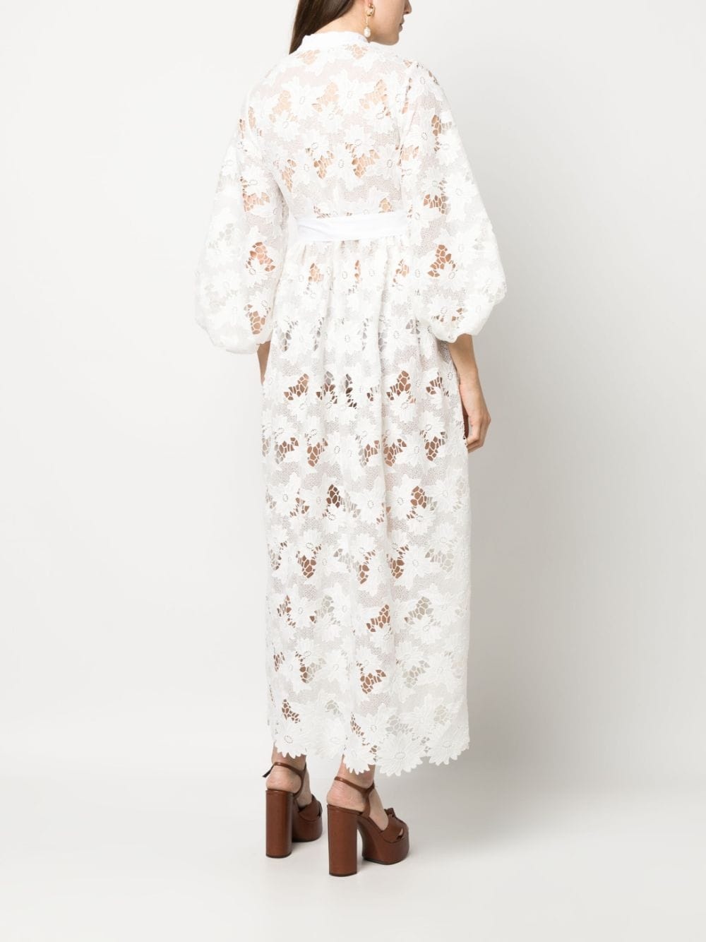 Nairne floral-lace midi dress - 4