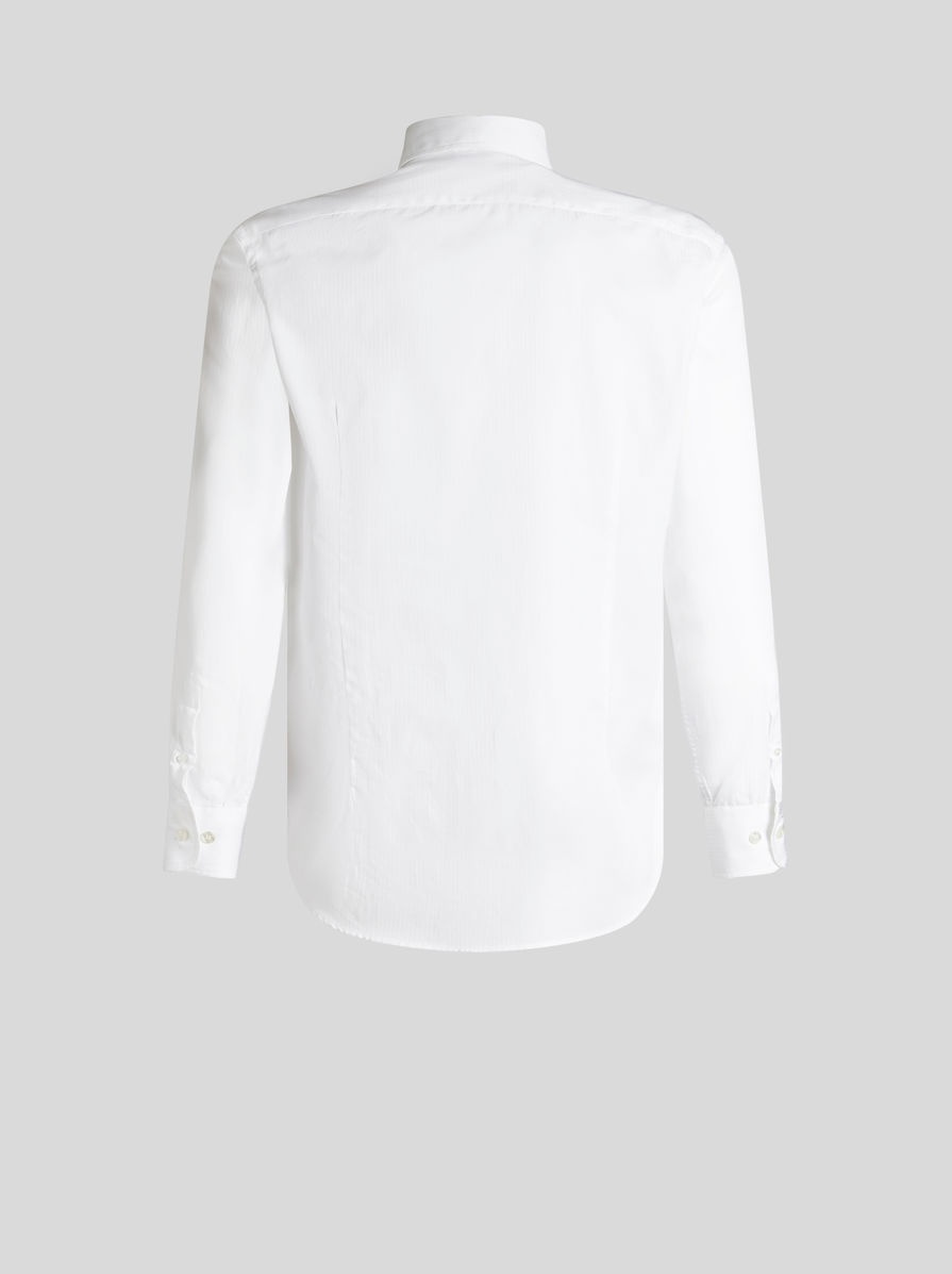 TONAL STRIPES COTTON SHIRT - 5