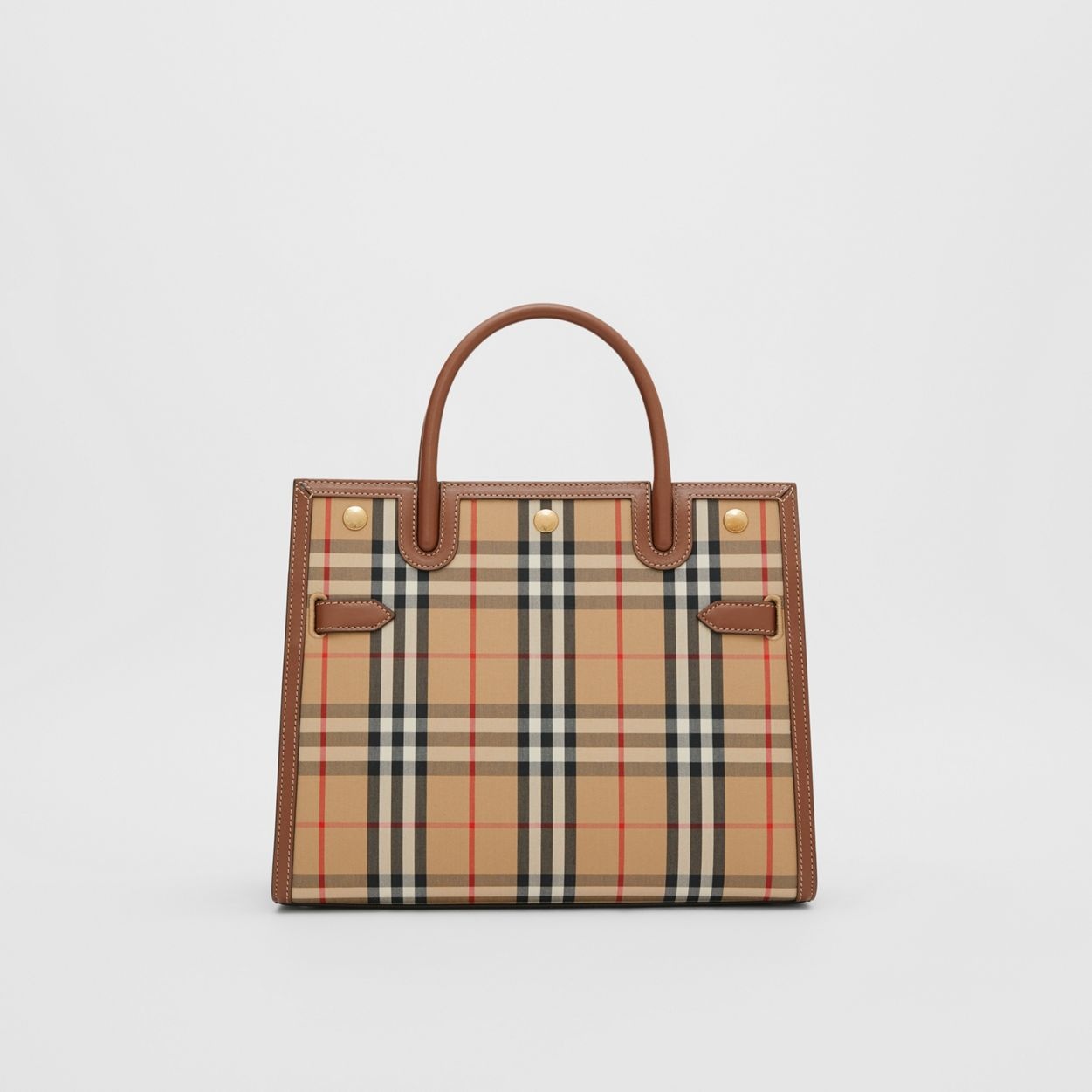 Mini Vintage Check Two-handle Title Bag - 1