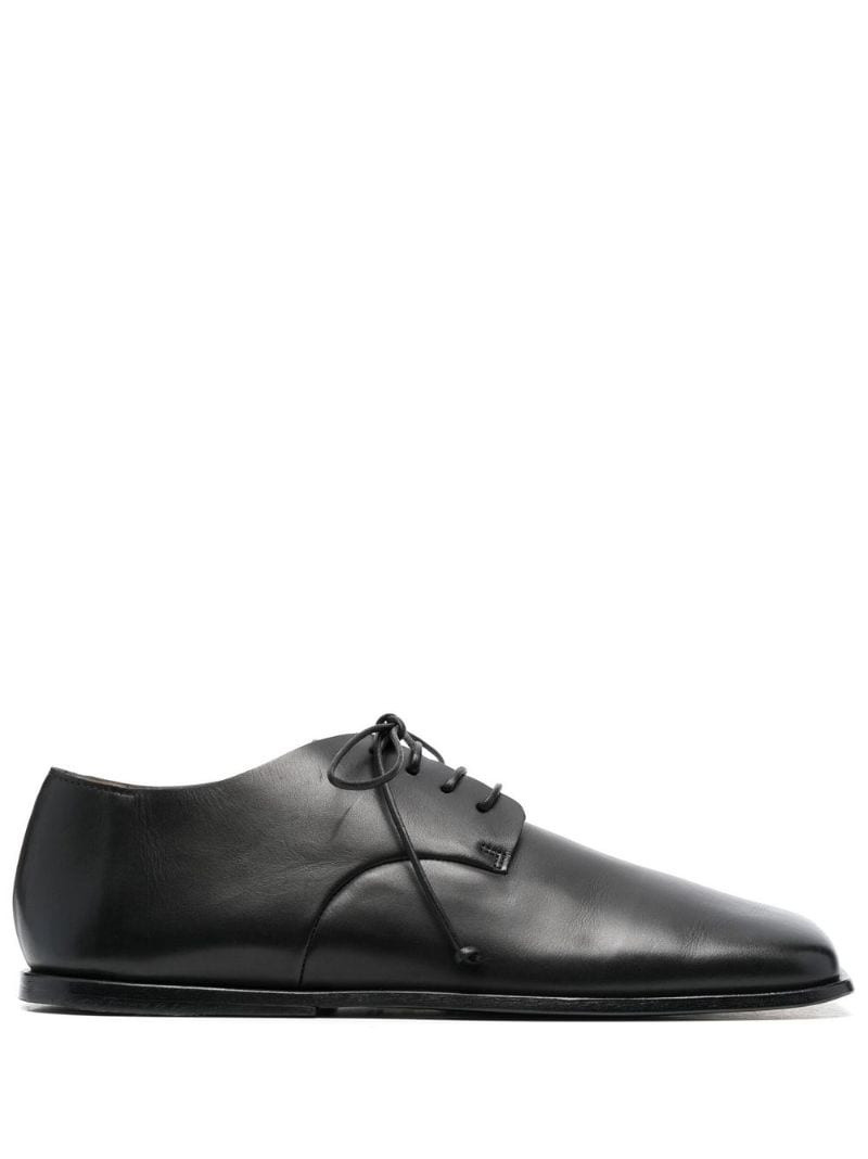 leather square toe derby shoes 1