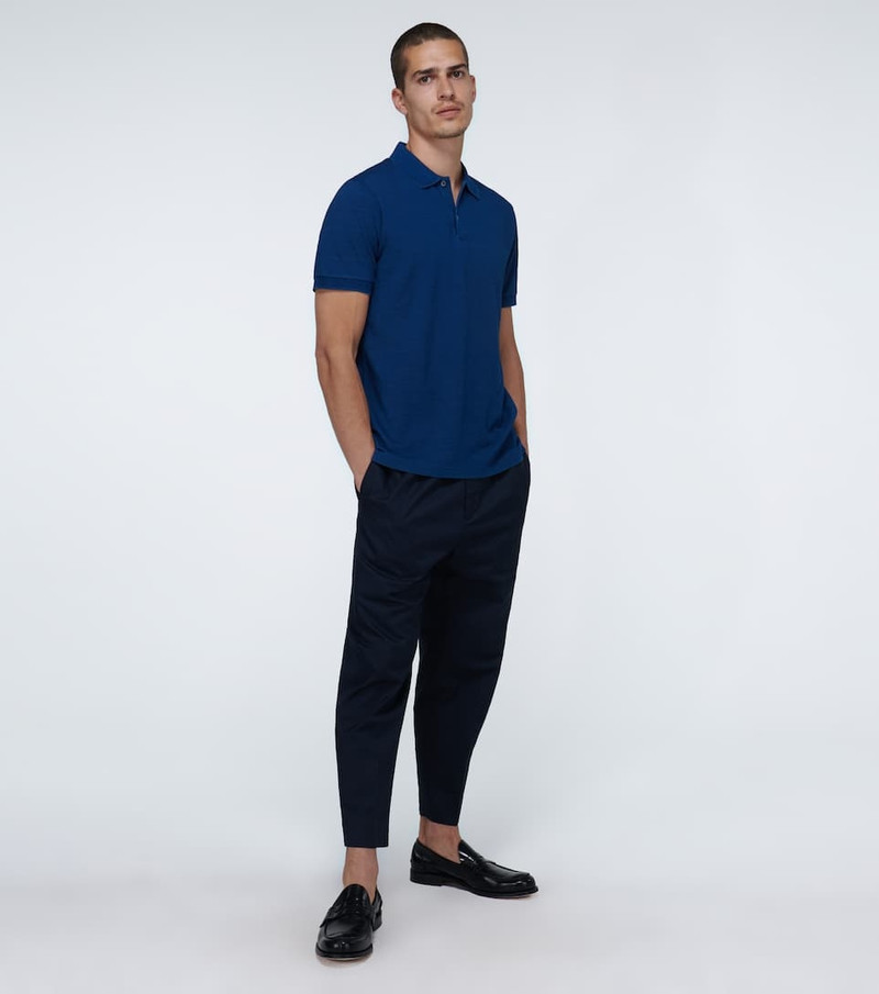 Sunspel Piqué cotton polo shirt outlook