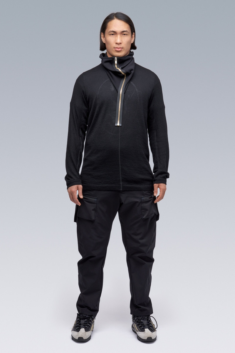 NG4-PS Modular Zippered Powerstretch® Neck Gaiter Black/Gold 6