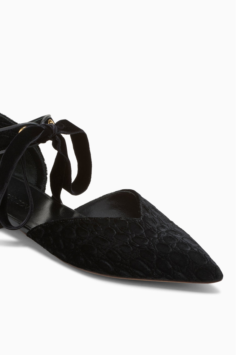 Corinna Eyelet Flat 4