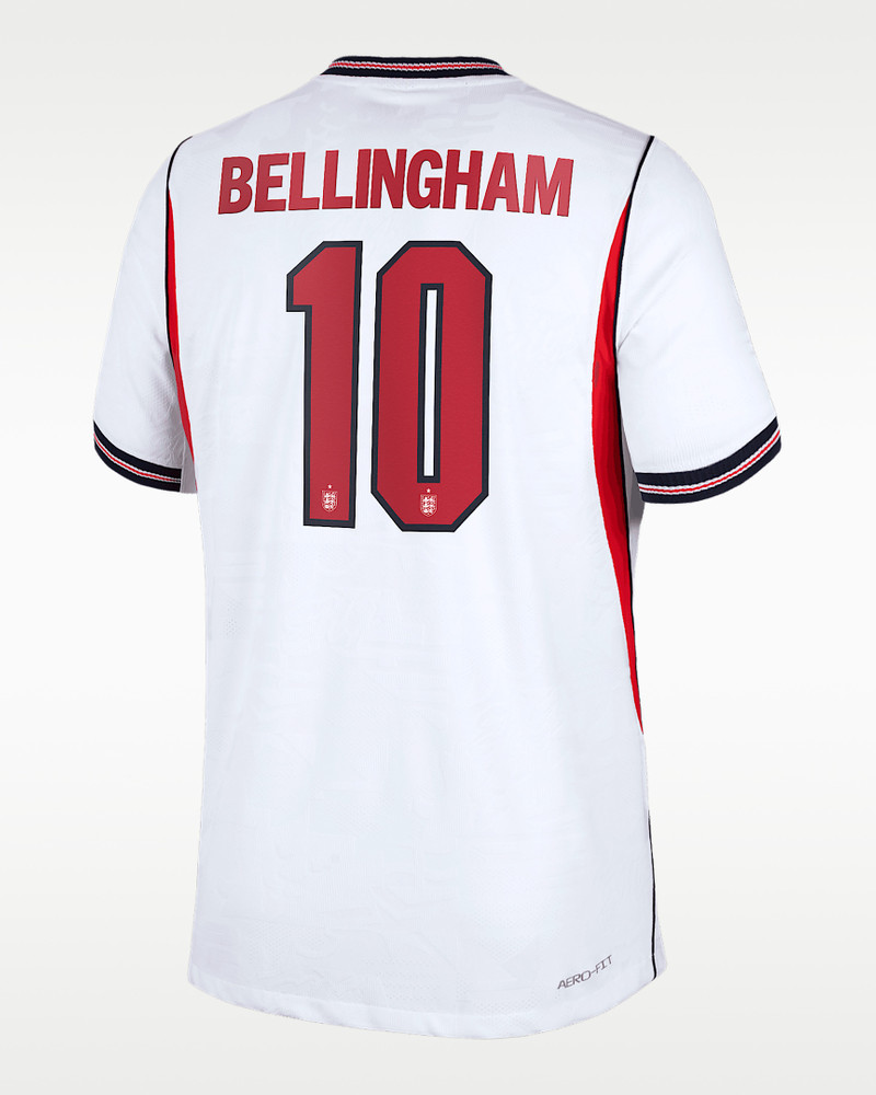 Jude Bellingham England National Team 2026 Match Home Men's Nike Dri-FIT ADV Soccer Jersey 1
