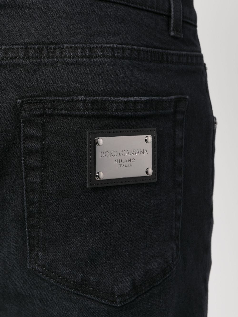 mid-rise skinny jeans - 5
