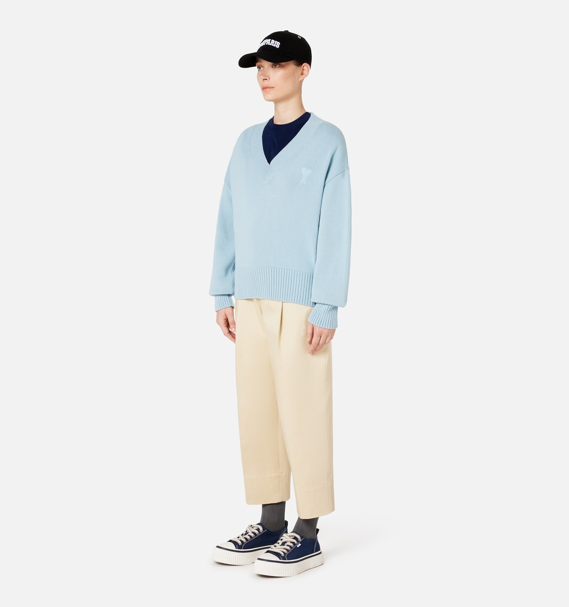 Ami de Coeur V Neck Sweater - 4