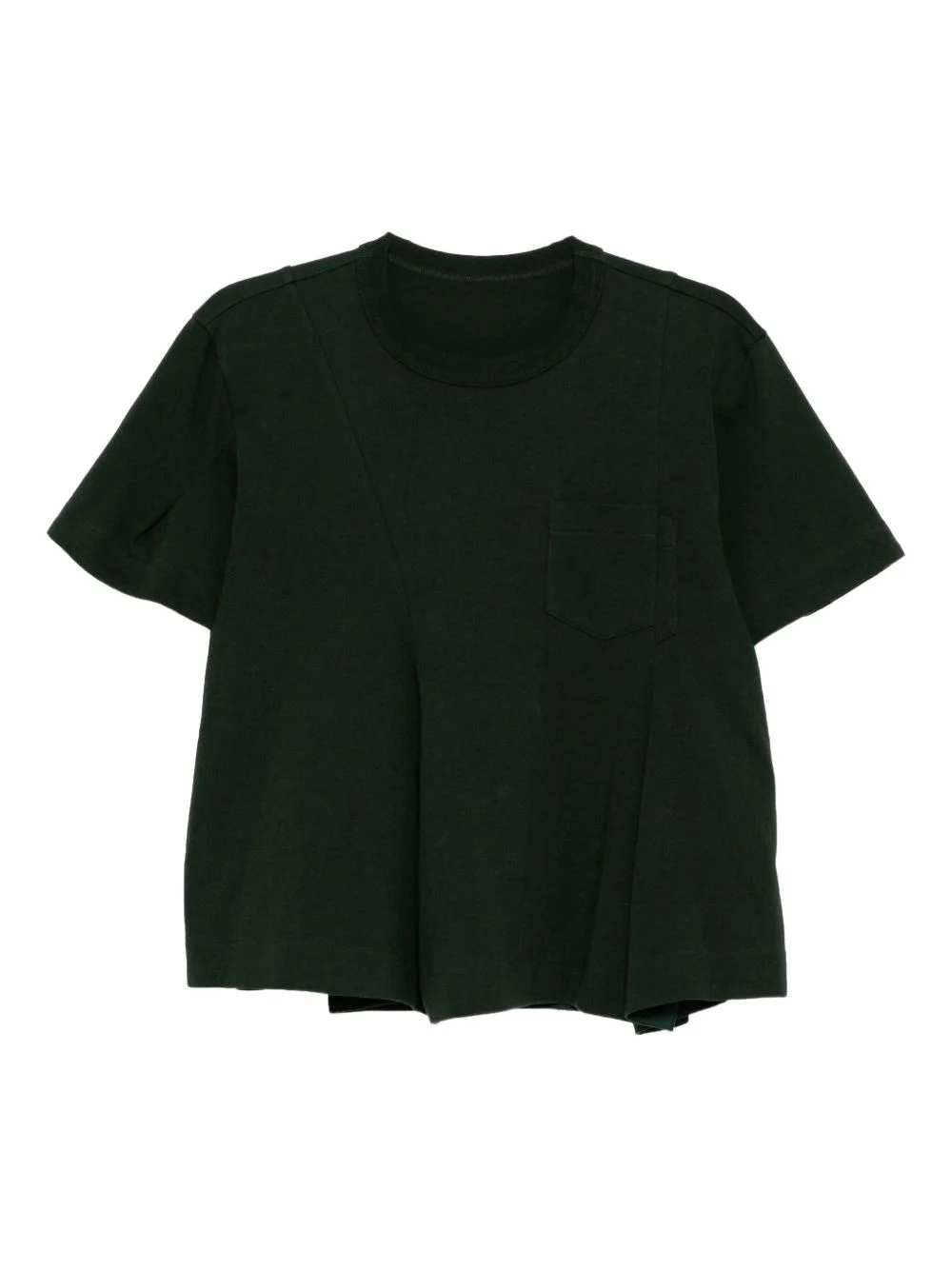 layered cotton T-shirt - 1