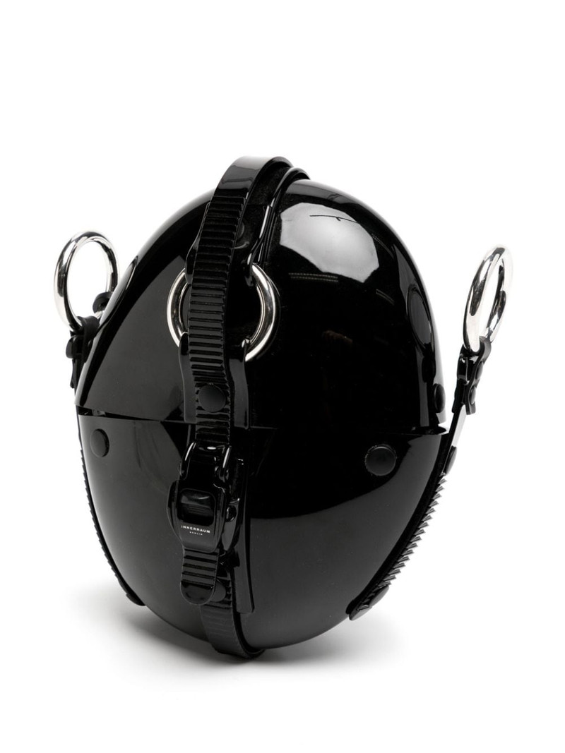 Innerraum Object I50 high shine-finish crossbody bag outlook